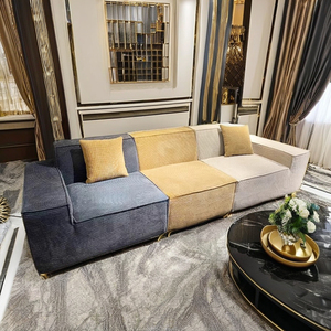 <span class=keywords><strong>Canapé</strong></span> à compression vintage rétro en tissu <span class=keywords><strong>pour</strong></span> petit appartement salon pliable deux-en-un <span class=keywords><strong>pour</strong></span> une et deux personnes module pudding lit - Product Image 3
