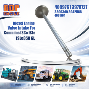 Válvula de Admisión de Motor para Maquinaria de Construcción 4089761 3970727 3800340 3942588 4981794 para Cummins ISCe ISLe ISLe350 6L - Product Image 2