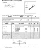 78L05 78L05-TB en cinta 7805 TO-92 5V Regulador de Voltaje Positivo de tres terminales