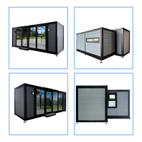Oficina en Contenedor Expandible Prefabricada de Acero de 20 pies Personalizada con Baño
