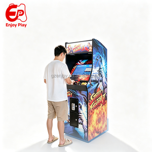 Macchina <span class=keywords><strong>Arcade</strong></span> da Combattimento per 2 Giocatori da 22 Pollici, Multigioco, Cabinet Verticale Classico Retrò a Moneta per Sale Giochi e Centri Commerciali - Product Image 1