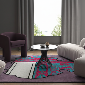 Tapis moderne en laine tufté à la main à double face Ensemble de tapis durables et fonctionnels - Product Image 1