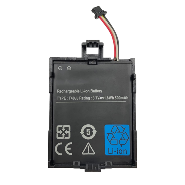 High Quality Replacement Server RAID Battery T40JJ 070K80 H132V 3.7V 1.8Wh for Dell PERC H710 H710P H730 PowerEdge Controller