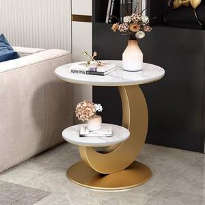 Table d'appoint en métal de style moderne - Salon, canapé et hôtel, petite table de balcon, minimaliste, moderne, créative, meubles de maison - Product Image 1