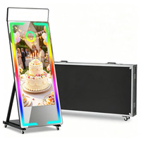 Écran tactile de haute qualité avec imprimante pour appareil photo reflex numérique en option pour les mariages, miroir magique pour photomaton