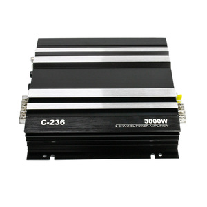 เครื่องขยายเสียงติดรถยนต์ OEM <span class=keywords><strong>VK</strong></span> 3800W 2 แชนแนล รุ่น C236 12V DC อะลูมิเนียม เบสทรงพลัง คลาส AB พร้อมครอสโอเวอร์ในตัว รองรับวิทยุ <span class=keywords><strong>HD</strong></span> รับประกัน 6 เดือน - Product Image 6