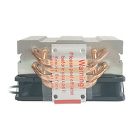 Refroidisseur CPU 4 caloducs PC radiateur pour Intel 1200/115X/1700/1366/2011 AMD AM3/AM4