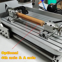 Machine de gravure CNC LY, machine de gravure, de perçage et de fraisage LYFS3060 pour le travail du bois et du métal, 3 axes, 4 axes, 5 axes en option
