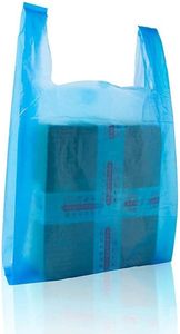 HuamaohengchunT Shirt <b>Bags</b> Plastic Grocery <b>Bags</b> with Handles in <b>Bulk</b> for Shopping and Restaurant, Bolsas De PlasticoPara Negocio - Product Image 3