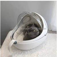 Vente en gros de sac à dos transparent à bulles pour animaux de compagnie chien chat sac de transport capsule sac extérieur portable Porte-sac à dos pour chat