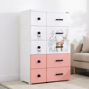 67cm <strong>5</strong> Layer 10 <strong>Drawers</strong> Living Room Cabinet Clothes Storage <strong>Chest</strong> <strong>of</strong> <strong>Drawers</strong> - Product Image 1