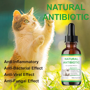 Les gouttes liquides antibiotiques naturelles Offres Spéciales aident avec anti-<span class=keywords><strong>inflammatoire</strong></span> pour le chat 60 Ml - Product Image 5