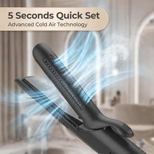 360. Cool Airflow Styler Professionnel 2-en-1 Fer à lisser automatique et lisseur plat 5 réglages de chaleur Chauffage PTC Outils de salon en gros Céramique pour cheveux - Product Image 4