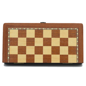 Nouvel ensemble d'échecs chinois magnétique en bois avec deux côtés pliables, jeu de puzzle portable, directement du fabricant transfrontalier - Product Image 6