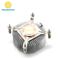 WELLSUNFFAN Shezhen usine 3Pin Interface d'alimentation CPU refroidisseur DC refroidisseur ventilateur dissipateur thermique pour processeurs d'ordinateur boîtier d'ordinateur
