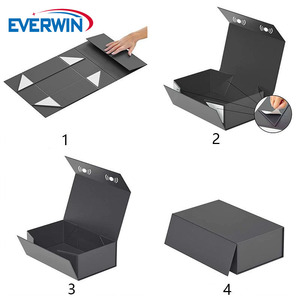 EVERWIN Luxury Folding Gift Box Magnetic Closure FSC Rigid Paperboard Box Recycled Materials Storage Box Premium Packaging <b>Boxes</b> - Product Image 5