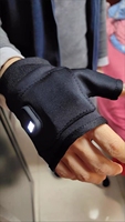 Nouveaux gants chauffants électriques sans doigts en microfibre ultra-absorbante rechargeables 2000 mAh pour femmes et hommes - Hiver, extérieur/voyage
