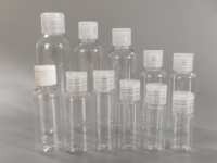 Vente en gros de flacons cosmétiques en plastique pour parfum et crème solaire, 15 ml-300 ml, flacon en plastique PET à clapet, flacon pour savon liquide
