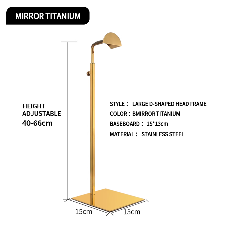 Cabeza D Grande - Oro Titanio Espejo