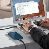 Câble de données USB C vers USB Type C XTAURI 60W 5A, charge rapide 5V pour téléphones mobiles, ordinateurs, compatible avec les appareils mobiles