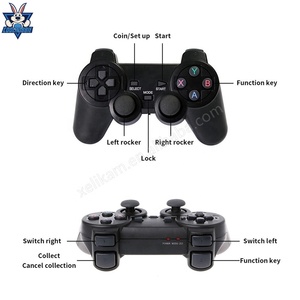 Reproductor de juegos portátil M8 controlador inalámbrico <span class=keywords><strong>GamePad</strong></span> 64G consola de videojuegos con 2 controladores juegos portátiles para niños y adultos - Product Image 2