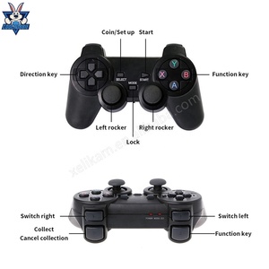 M8 Handheld Game Player Sem Fio controlador gamepad 64G Console de Video Game com 2 Controladores Handheld Jogos para Crianças e Adultos