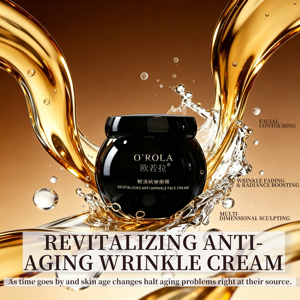 Crème Visage Anti-Rides O'ROLA Marque Privée, Peptide Collagène Raffermissant Hydratant, <span class=keywords><strong>Traitement</strong></span> Réparateur Nuit, OEM Logo Personnalisé 50g - Product Image 1
