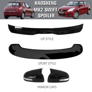 Haosheng <span class=keywords><strong>Swift</strong></span> Spoilers ABS Plastic Black Car Sport Type 1 2 Rear Window Roof Wing Back Lip Spoiler pour <span class=keywords><strong>Suzuki</strong></span> <span class=keywords><strong>Swift</strong></span> MK2 MK3 MK4 - Product Image 2