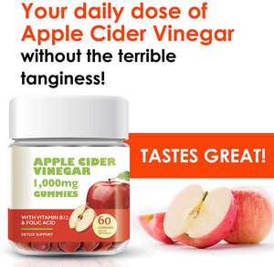Hữu cơ <span class=keywords><strong>APPLE</strong></span> <span class=keywords><strong>CIDER</strong></span> dấm Gummies cho người lớn vitamin bổ sung cho cai nghiện hình quản lý an toàn phụ nữ mang thai Gummy kẹo - Product Image 2