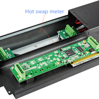 PDU ETL de 12/24 vías con Interruptor Individual de 125A, 415V, Trifásica, Unidad de Distribución de Energía, Montaje en Rack C19