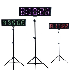 <span class=keywords><strong>Chronomètre</strong></span> <span class=keywords><strong>programmable</strong></span> à LED grand format Jhering de 5 pouces, à une seule face, pour marathon, entraînement de course - Product Image 1