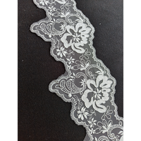 Tissu en maille 100 % polyester durable, brodé, à rayures étroites, tricoté, transparent, personnalisable, pour vêtements, accessoires, maison, filles