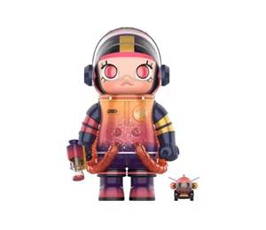 POPMART MART MEGA SPACE MOLLY Baseman's Hot Trend Figura de Juguete de 400% de Tamaño, Estatuas de Anime, Tesoros y Colección de Adornos - Product Image 3