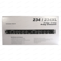 Gooermi 234XL Processeur Audio Stéréo Haute Qualité 2/3/4 Voies Crossover Audio EQ pour Performance Scénique