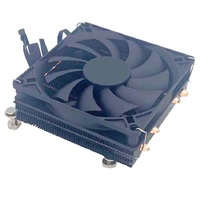 Petit dissipateur thermique en aluminium 103x92x39mm avec ventilateur PWM 15mm pour boîtier AIO tout-en-un Intel Core 115X 1200 AMD AM4 ITX Ryzen 90-110W
