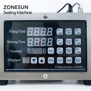 ZONESUN semi-automatique petite bouteille boissons remplisseur d'eau huile comestible jus de fruits vin soja lait boisson Machine de remplissage - Product Image 2