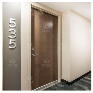 Puertas de fabricante superior de China para hoteles, puerta de madera personalizada para Hotel, 90min, puerta de madera a prueba de fuego - Product Image 2