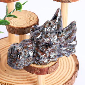 Handmade Natural Crystal Mermaid Carving - Polished Gemstone Figurine for Home Decor & Gift Wholesale - Product Image 3