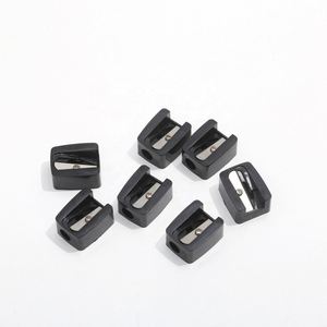 Sacapuntas Mecánico Portátil de Plástico, Mini Sacapuntas de un Solo Orificio para Niños y Estudiantes, Lápices de Cejas Negros - Product Image 4