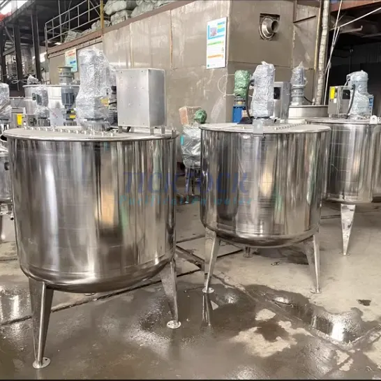 Stainless steel water bottle mixing tank Emulsifying Homogenizer