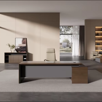 Bureau de luxe Bureau de direction moderne Fabricant de mobilier de bureau Boss Executive Table