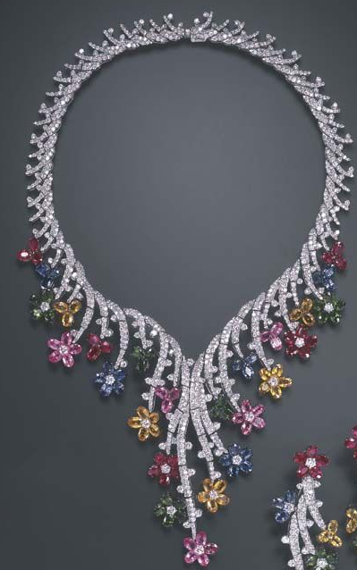 925silver+zircon necklace