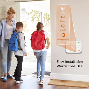 Staniot WiFi Sistema de alarma de seguridad antirrobo para el hogar Inalámbrico 433Mhz Pantalla de visualización de 4,3 pulgadas <span class=keywords><strong>Control</strong></span> táctil completo - Product Image 4