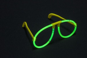 Premium Multiple Colors Available Funny <b>Glow</b> Stick PE <b>Glow</b> Eye <b>Glasses</b> for Children's Parties - Product Image 3