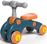 Hi Baby Chariot Éducatif 7-en-1 Trotteur Bébé Multifonctionnel Piano Musical à Pédales en Plastique ABS Fonctionnant sur Piles AA pour 0-24 Mois