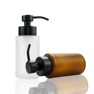 Flacon de shampoing de luxe personnalisé vide avec tête de pompe en acier inoxydable, flacon de lavage des mains - Product Image 3