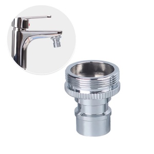 Adaptateur de raccordement rapide chromé pour lave-vaisselle vers robinet d'évier, mâle 15/16-27 ou femelle 55/64-27 - Product Image 6