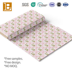 Tela Popelina 100% Algodón, Estampado de Flores y <span class=keywords><strong>Lazo</strong></span> a Cuadros, Moderna y Linda, Personalizable, para Ropa de Dormir y Vestidos - Product Image 3