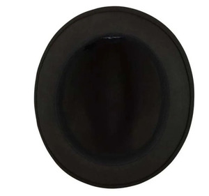 Prêt à expédier <span class=keywords><strong>noir</strong></span> hommes 100% laine feutre fedora <span class=keywords><strong>chapeau</strong></span> feutre trilby gentleman <span class=keywords><strong>borsalino</strong></span> chapeaux avec plumes - Product Image 2