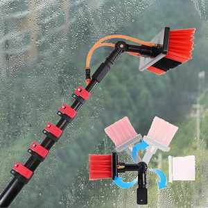 <span class=keywords><strong>Kit</strong></span> de Sistema Telescópico de Limpieza de Ventanas de 30 Pies, Herramienta Eficiente para Lavar Ventanas y Paneles Solares con Poste Alimentado por Agua y Cepillo <span class=keywords><strong>Solar</strong></span> de 9 m - Product Image 2